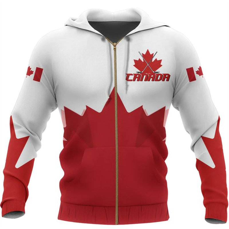 Street Fashion Canada - Sudadera con Capucha de Alce de