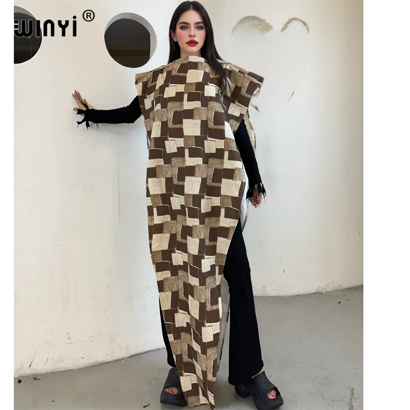 Street Fashion Dubai - WINYI Original hacer un viejo poncho