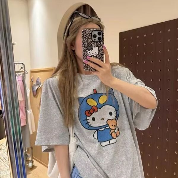 Street Fashion Jersey - Camiseta de manga corta con estampado