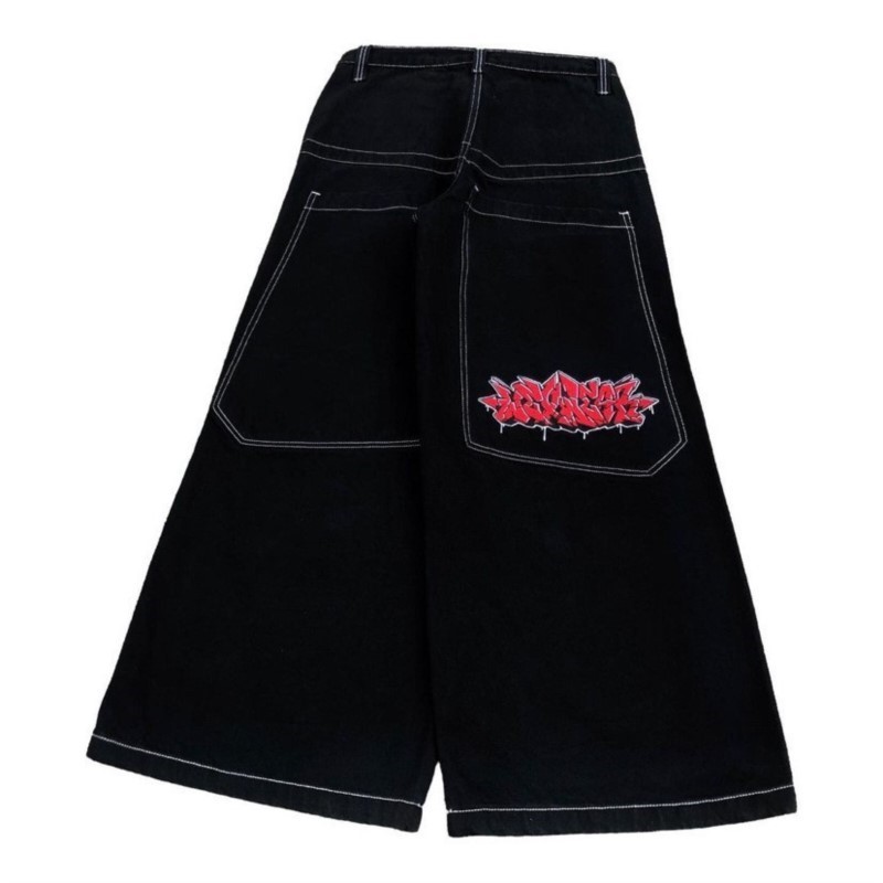 Street Fashion Jeans - Pantalones Vaqueros Anchos de Moda Americana