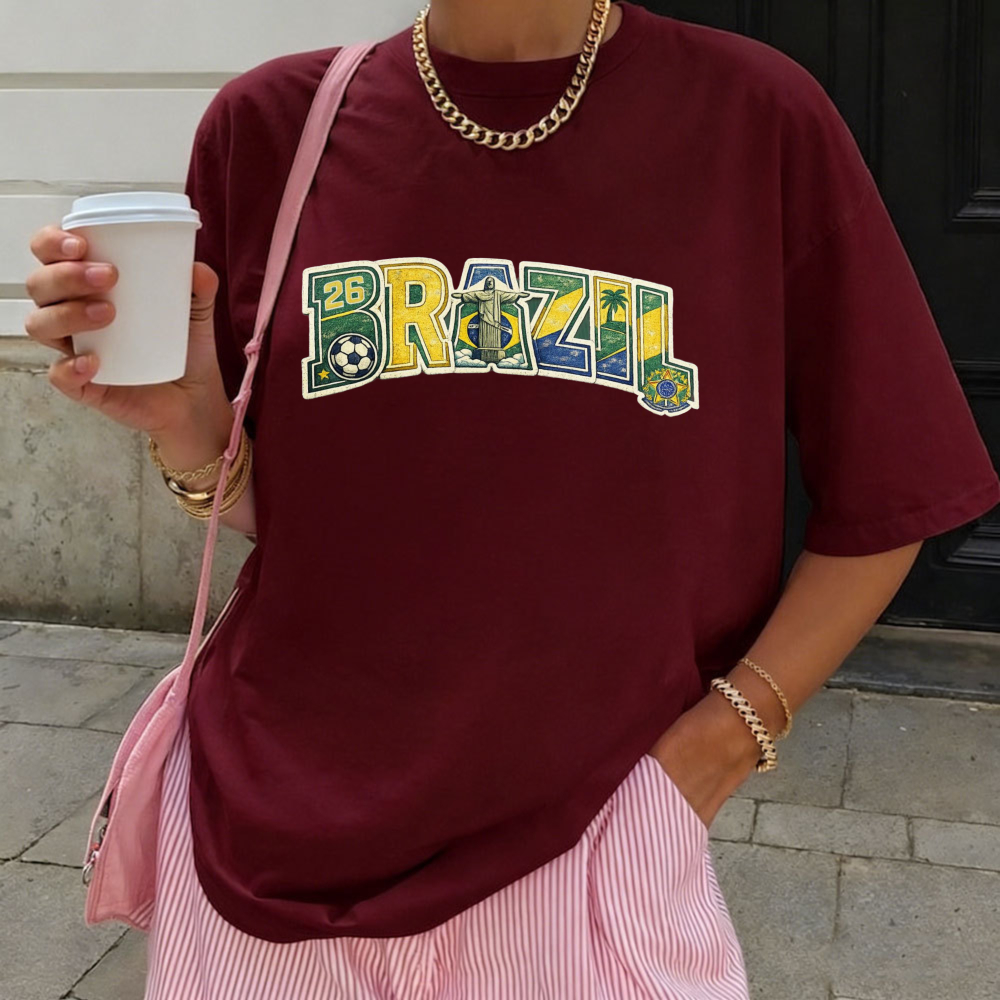 Camiseta de Fútbol Retro Brasi - Street Fashion Brazil reseña y precio