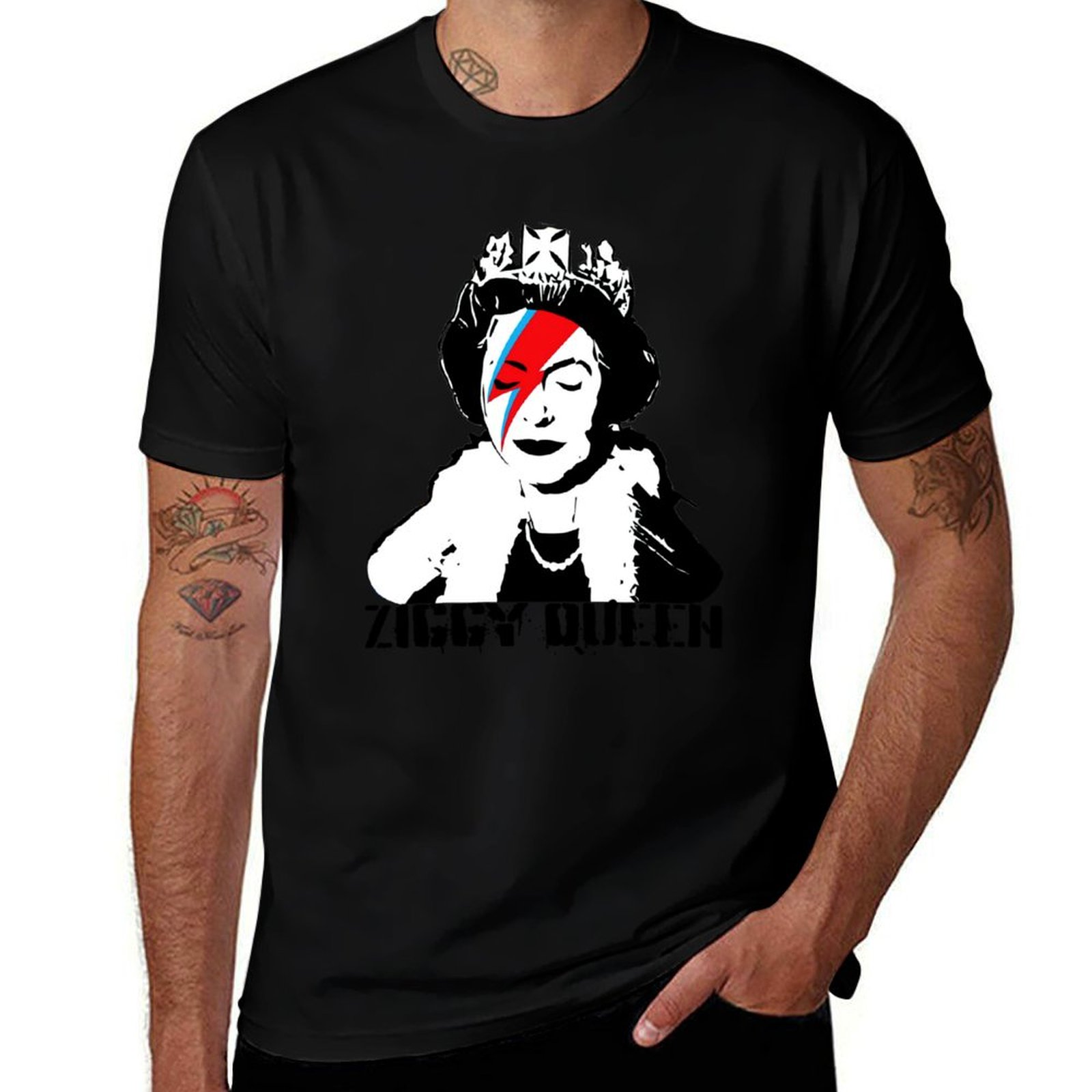Camiseta Queen Elisabeth Ziggy - Queen Street Fashion reseña y precio