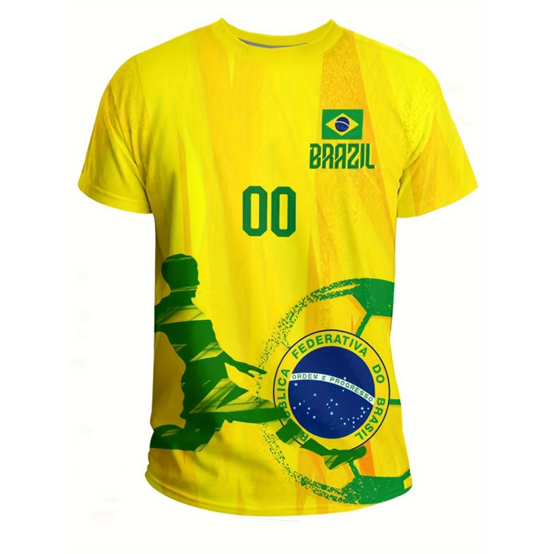 Camiseta Deportiva Brasileña I - Street Fashion Brazil reseña y precio