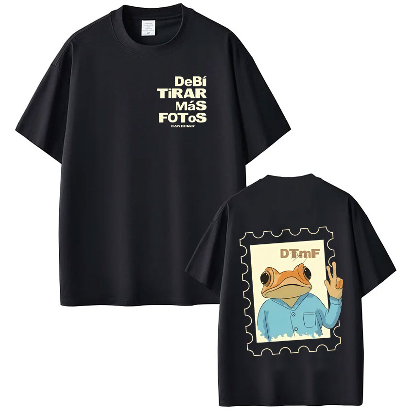 Camisetas de Rapper Bad Bunny  - Foto Street Fashion reseña y precio