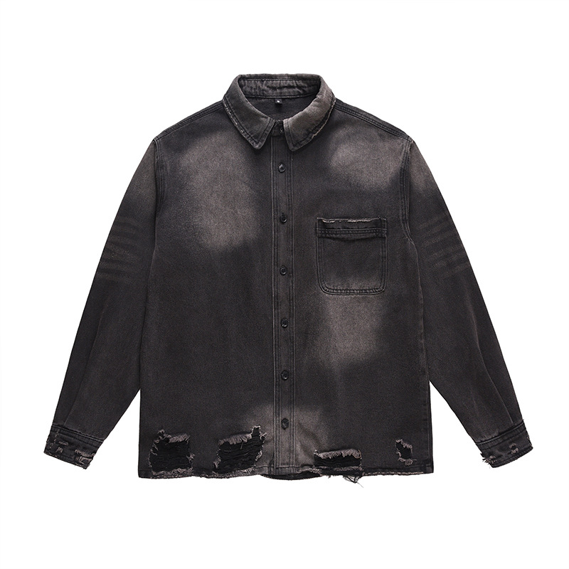Chaqueta vaquera rasgada para  - Street Fashion Jeans reseña y precio