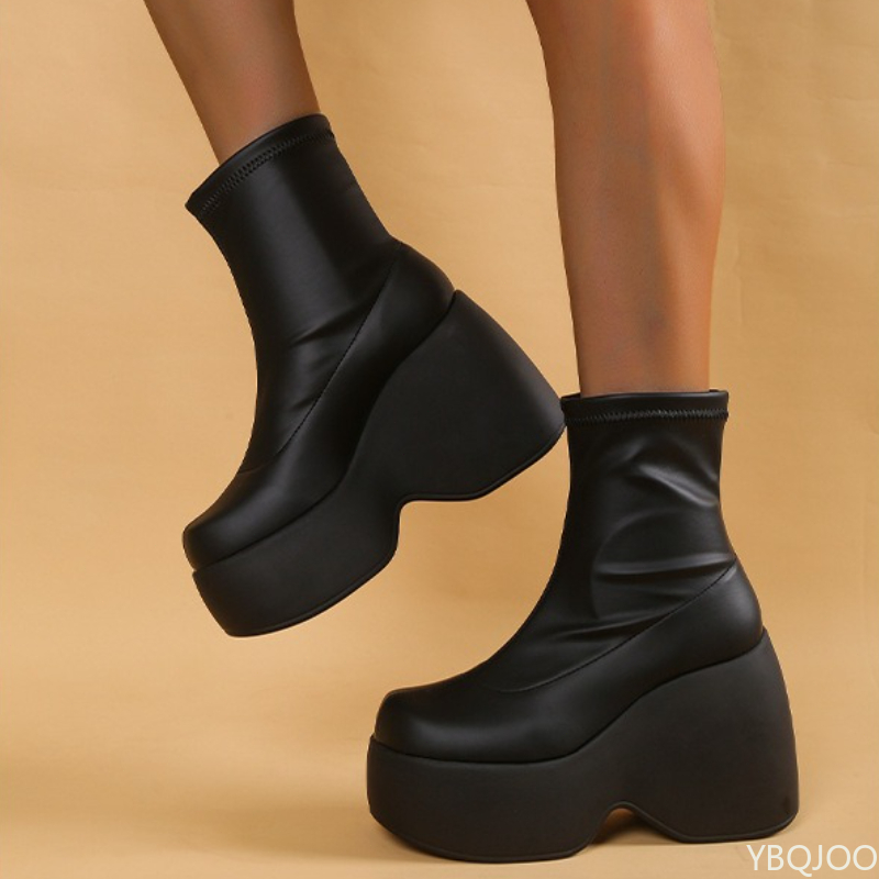 Botas de mujer de tubo corto d - Street Fashion Winter 2025 reseña y precio