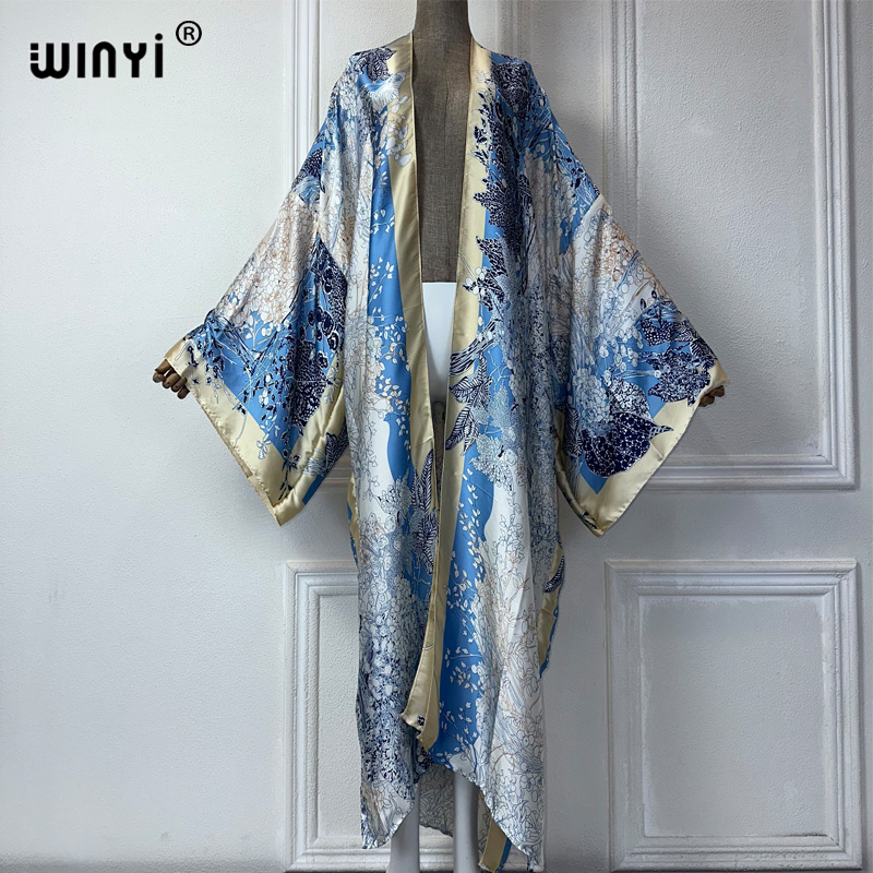 WINYI-kimono con estampado boh - Street Fashion Dubai reseña y precio