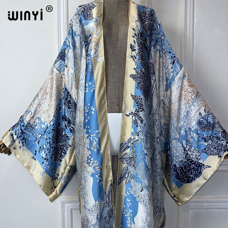 WINYI-kimono con estampado boh - Street Fashion Dubai reseña y precio