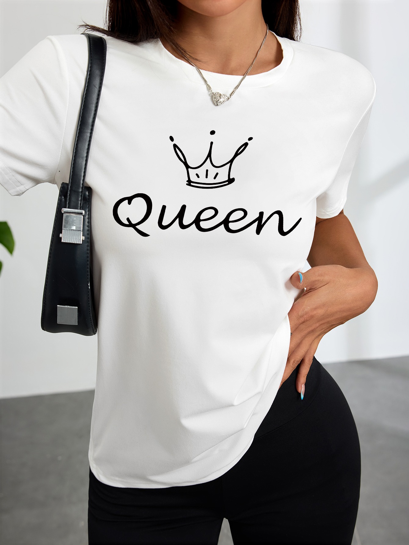 Camiseta Blanca para Mujer con - Queen Street Fashion reseña y precio