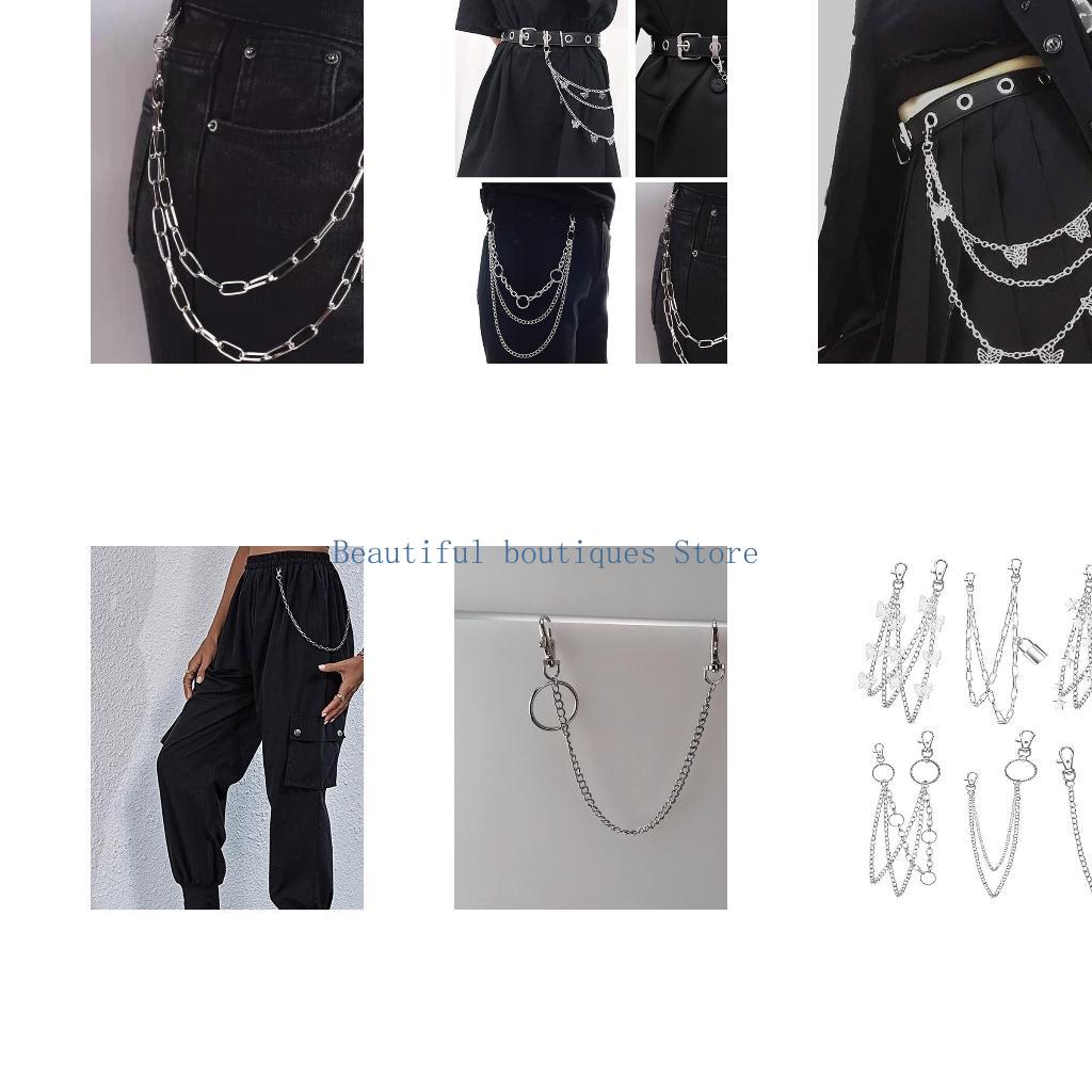 U4LF 6 uds pantalones Punk cad - Street Fashion Reference reseña y precio