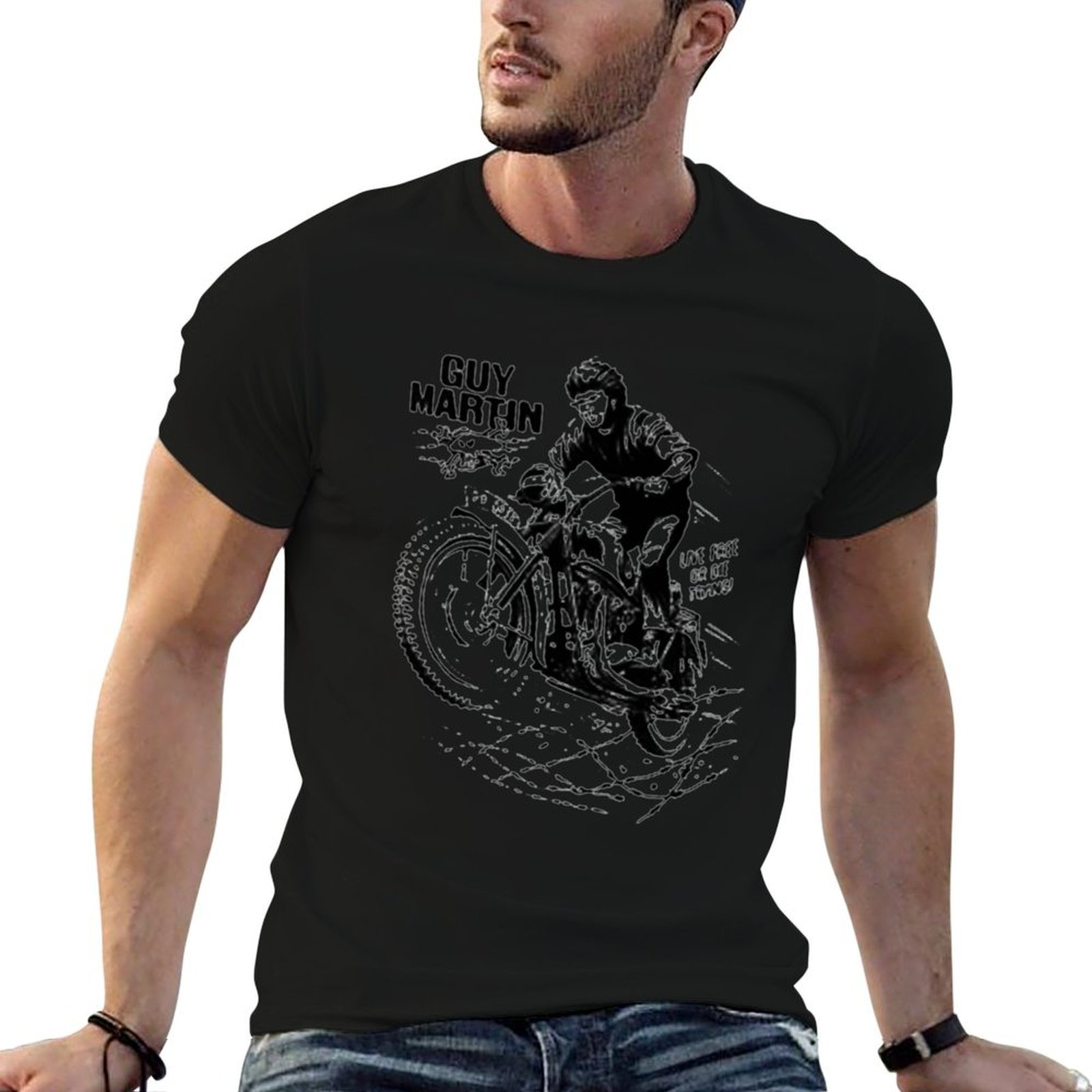 Camiseta de Guy Martin, la leg - Street Fashion For Short Guys reseña y precio