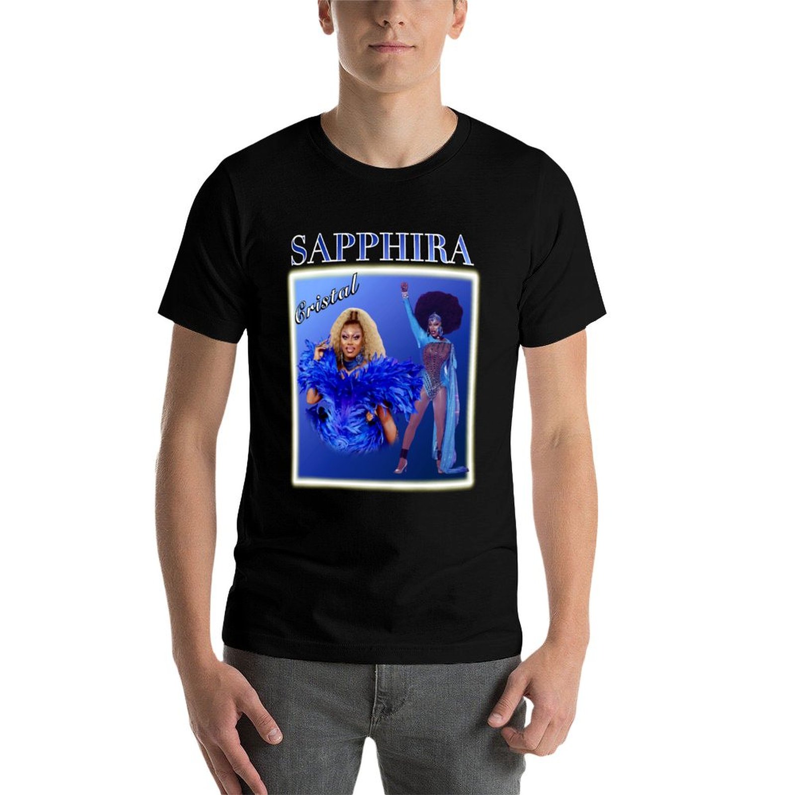 Camiseta Sapphira Cristal Drag - Queen Street Fashion reseña y precio