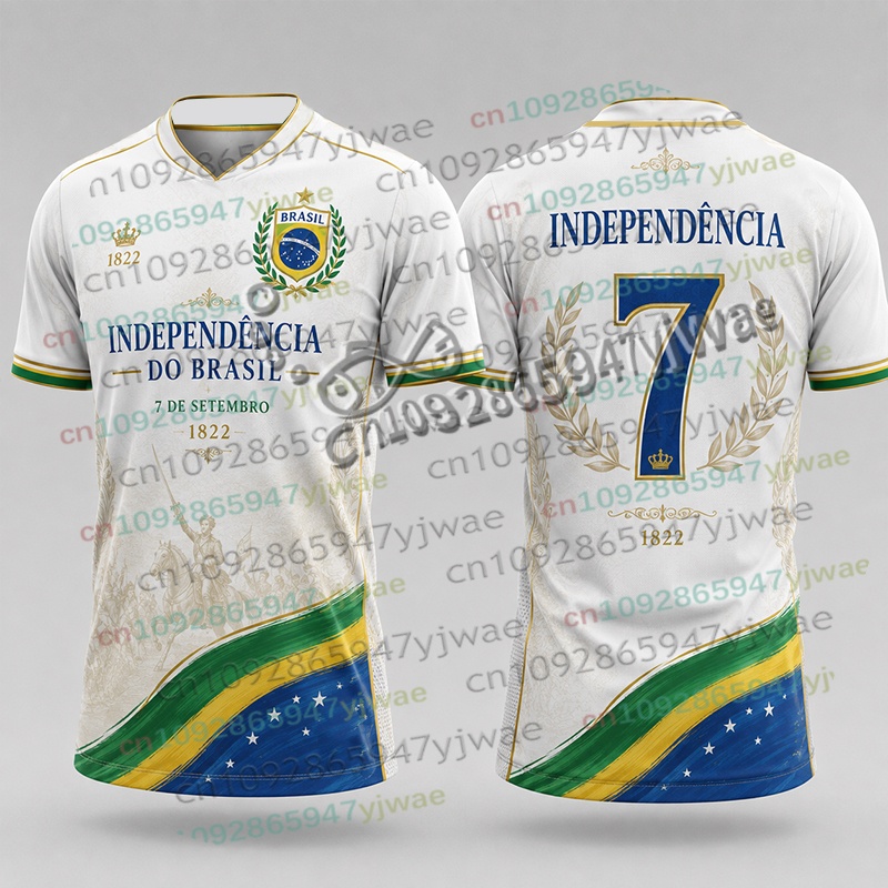 Camiseta de Fútbol Patriótica  - Street Fashion Brazil reseña y precio