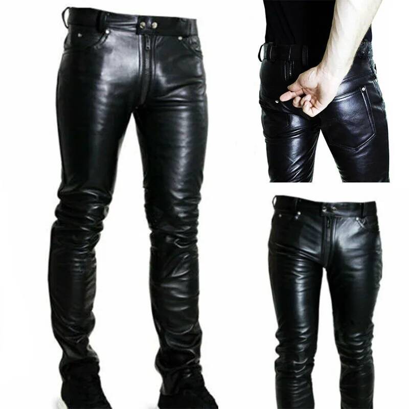 Pantalones Casuales de Cuero P - Queen Street Fashion reseña y precio