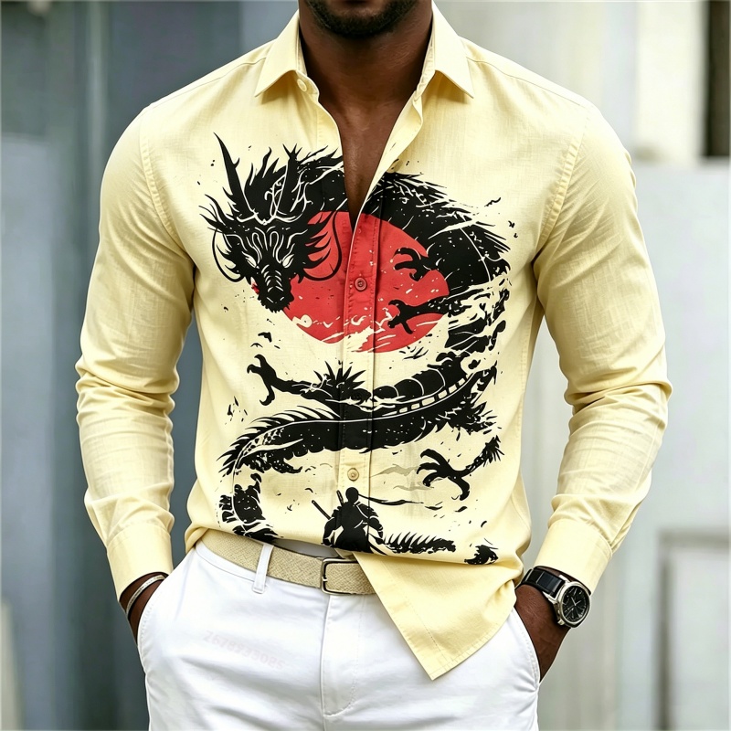 Camisa de Hombre 2026, Blanca, - Street Fashion Style reseña y precio