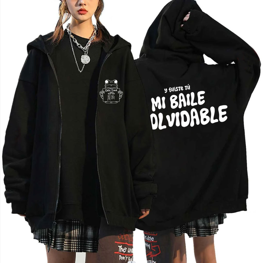 Sudadera con capucha y cremall - Foto Street Fashion reseña y precio