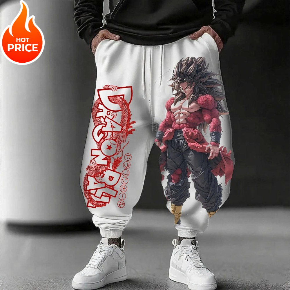Anime Saiyan Dragon Ball panta - Street Fashion Japan 2025 reseña y precio