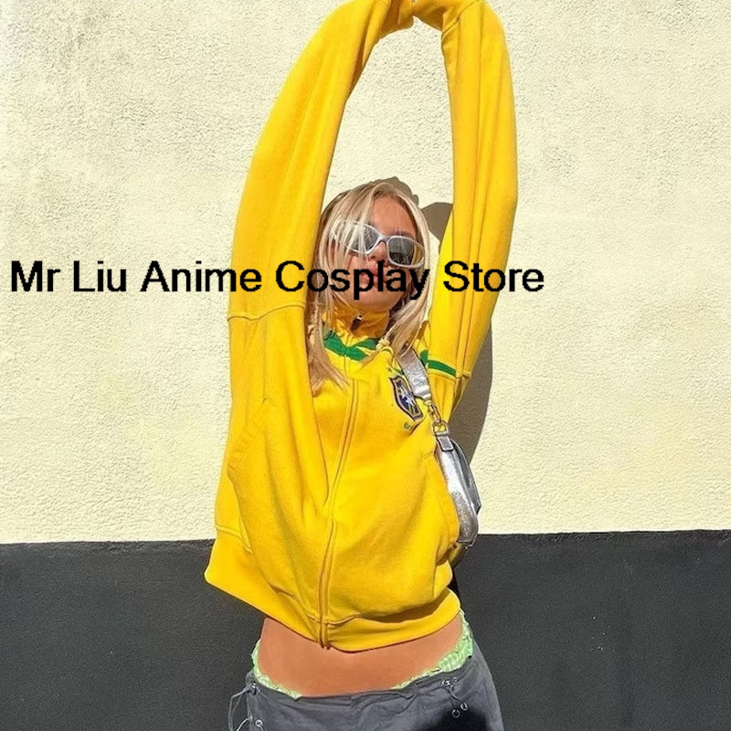 Chaqueta con Bandera de Brasil - Street Fashion Brazil reseña y precio