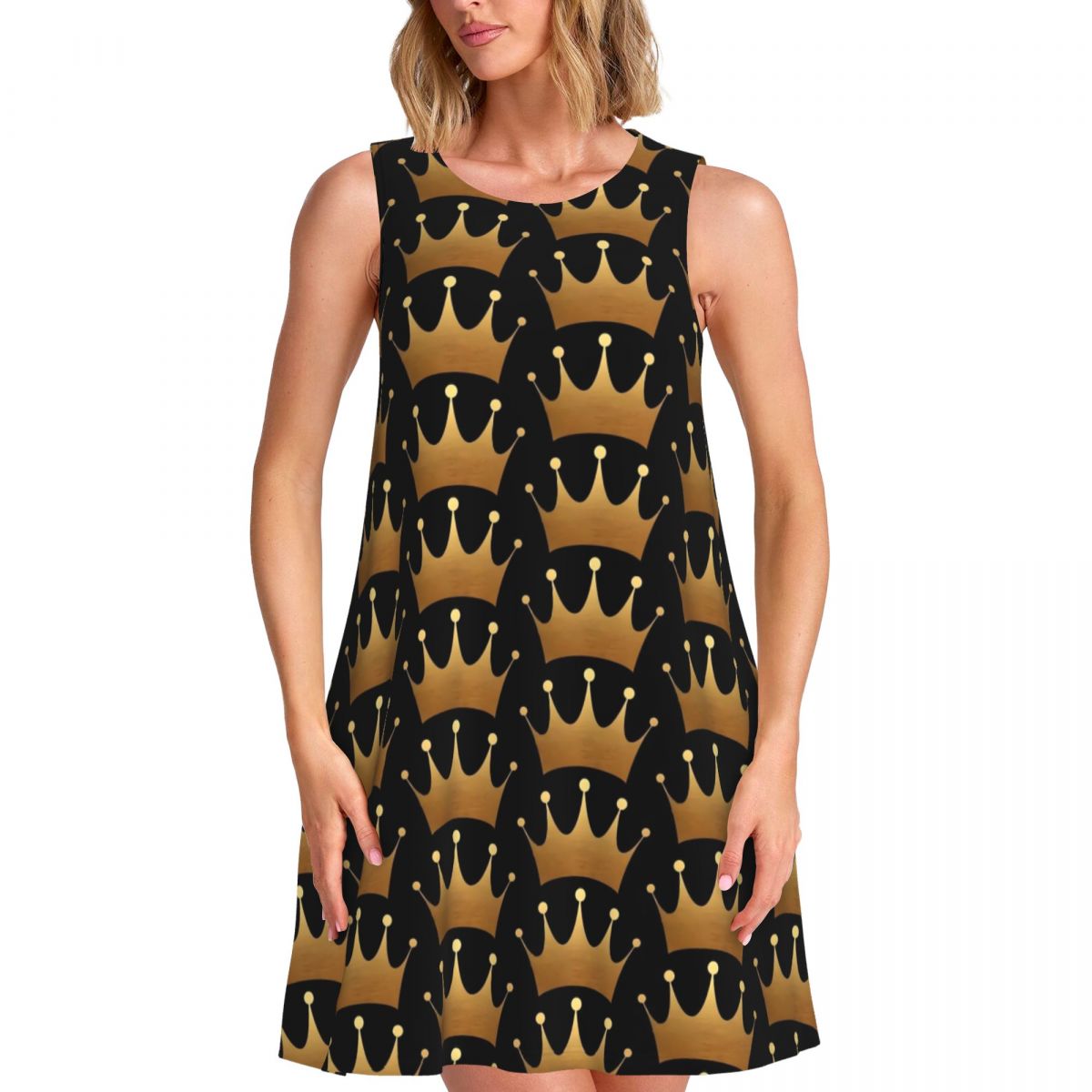 Vestido con Estampado de Reina - Queen Street Fashion reseña y precio