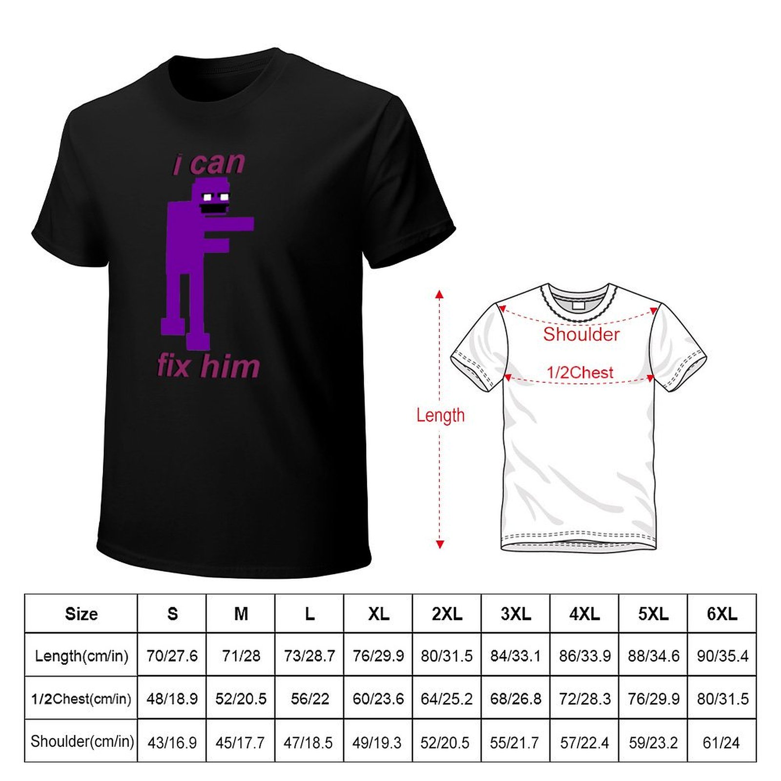 Camiseta Purple Guy I can fix  - Street Fashion For Short Guys reseña y precio