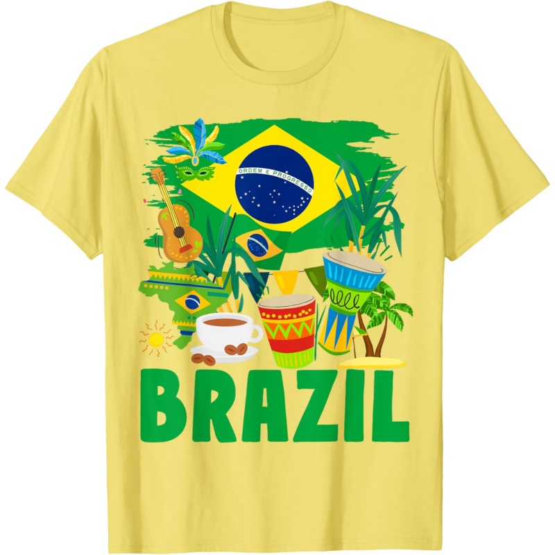 Camiseta con estampado de músi - Street Fashion Brazil reseña y precio