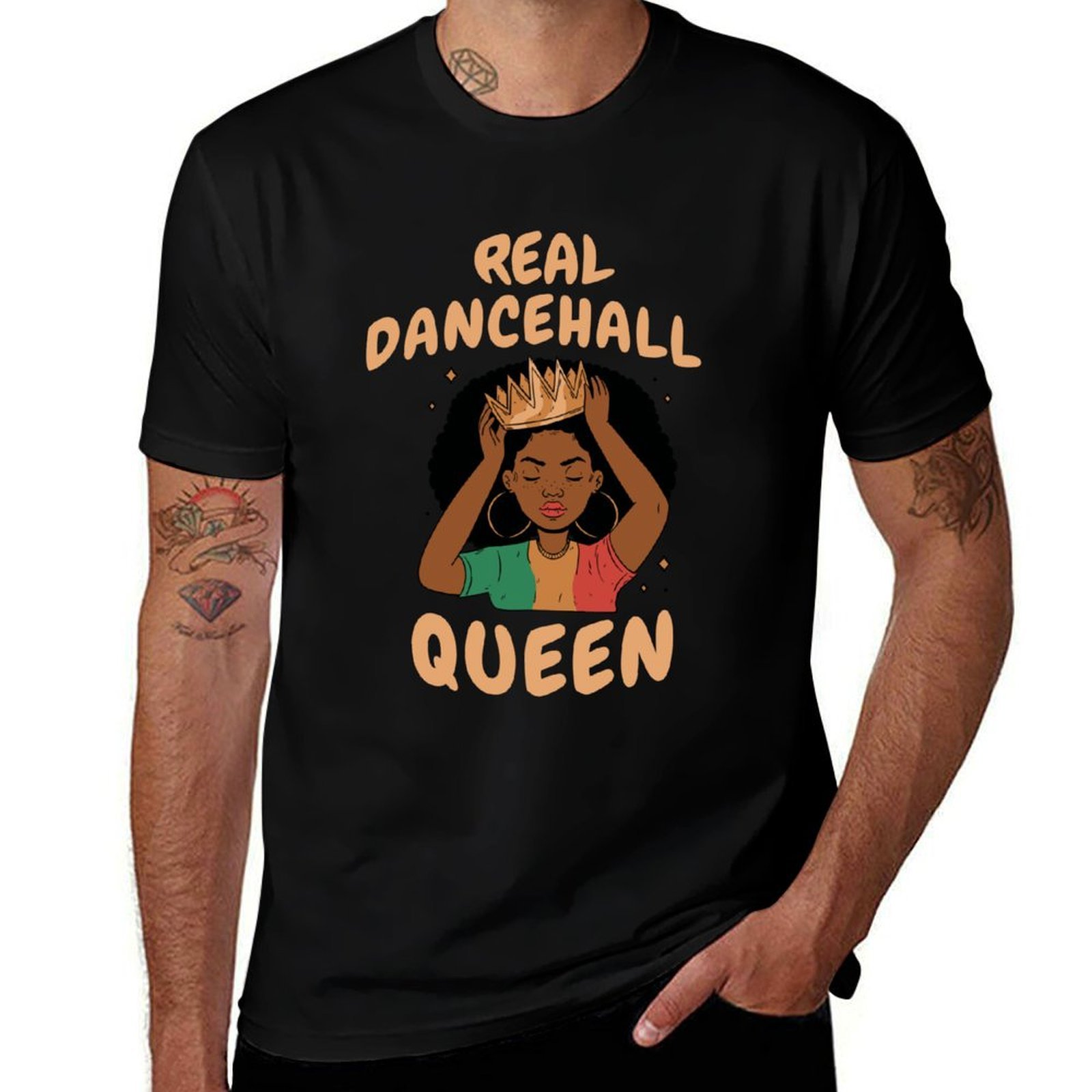 Camiseta Real Dancehall Queen, - Queen Street Fashion reseña y precio